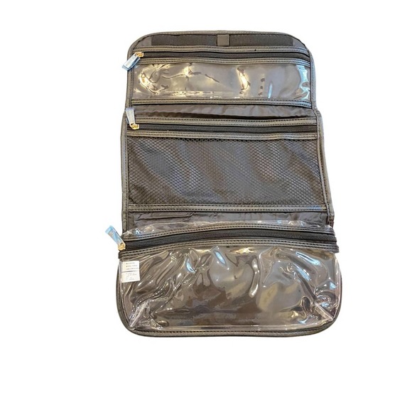 NWT KC Jagger Envelope Makeup Travel Clutch Black Velcro - Picture 3 of 7